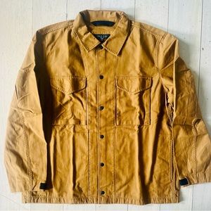 NWT Rag&Bone Men’s Brown Flight Shirt Jacket XXL Original Price $450